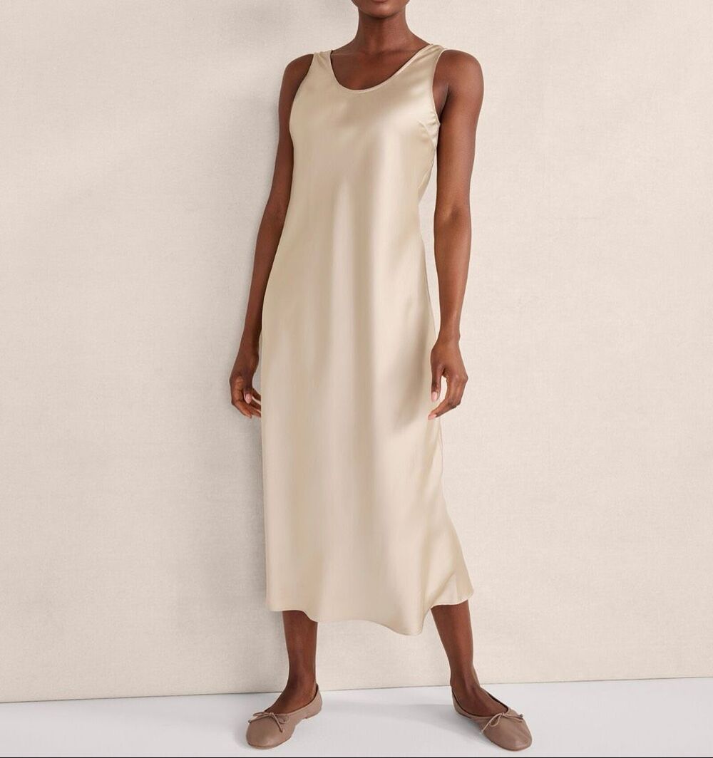 Haven Well Within $130 Flowy Bias Cut Midi Dress Sleeveless Womens XXL NEW